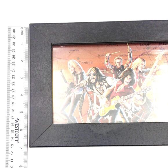 Guitar Hero Aerosmith Framed Art Photo Blockbuster Exclusive 2008 Lithograph - Picture 4 of 4